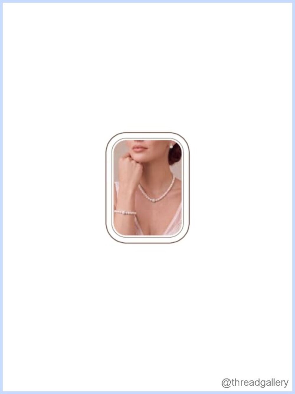 Faux Pearl Jewelry Set for Women Necklace Bracelet Earrings
